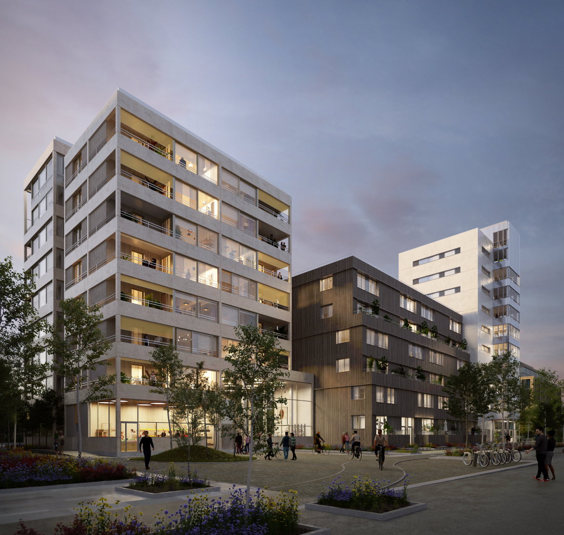 Une architecture et des matériaux ultra modernes 