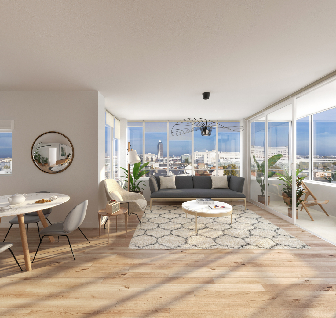 Un intérieur très lumineux 